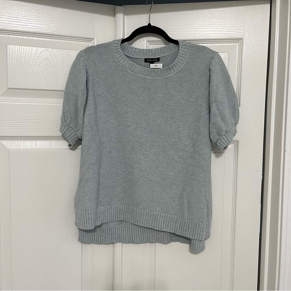 Bubble Sleeve Sweater Tee